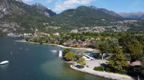 Luxe compleet ingericht chalet aan het meer van Lugano bij Porlezza